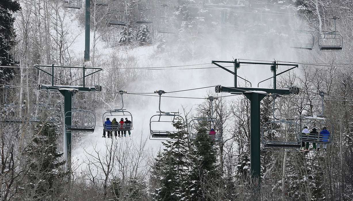Skiers ride the lift at Deer Valley Ski Resort on Tuesday, Dec. 15, 2015. (Photo: Jeffrey D. Allred, Deseret News)