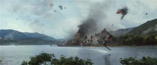 This photo provided by Disney shows a scene from the new film, "Star Wars: The Force Awakens," directed by J.J. Abrams. The movie releases in the U.S. on Dec. 18, 2015. (Film Frame/Disney/Lucasfilm via AP)