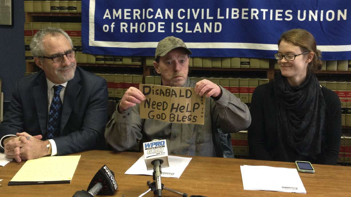 Man sues over panhandling citation, says it violates rights