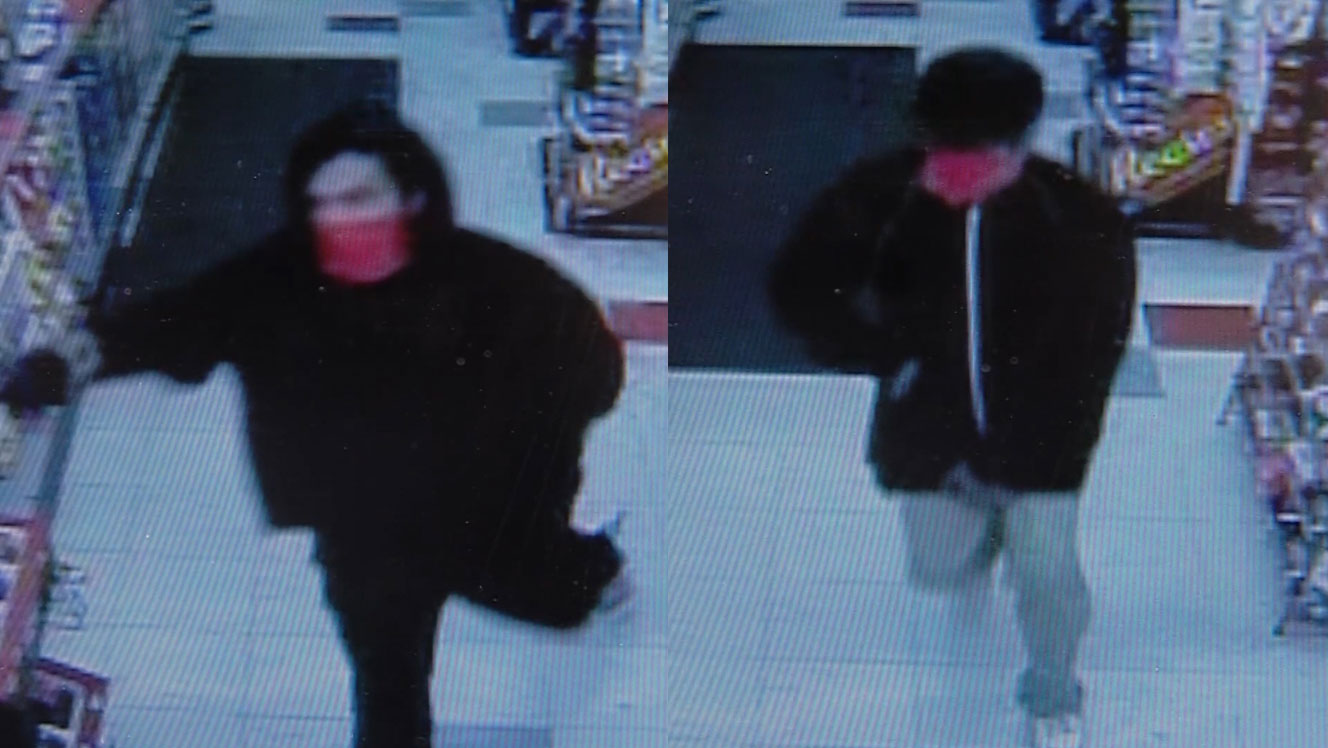 Picture from surveillance video. Photo: KSL-TV