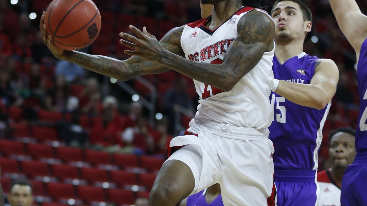 Barber's 3 lifts NC State past High Point 76-73