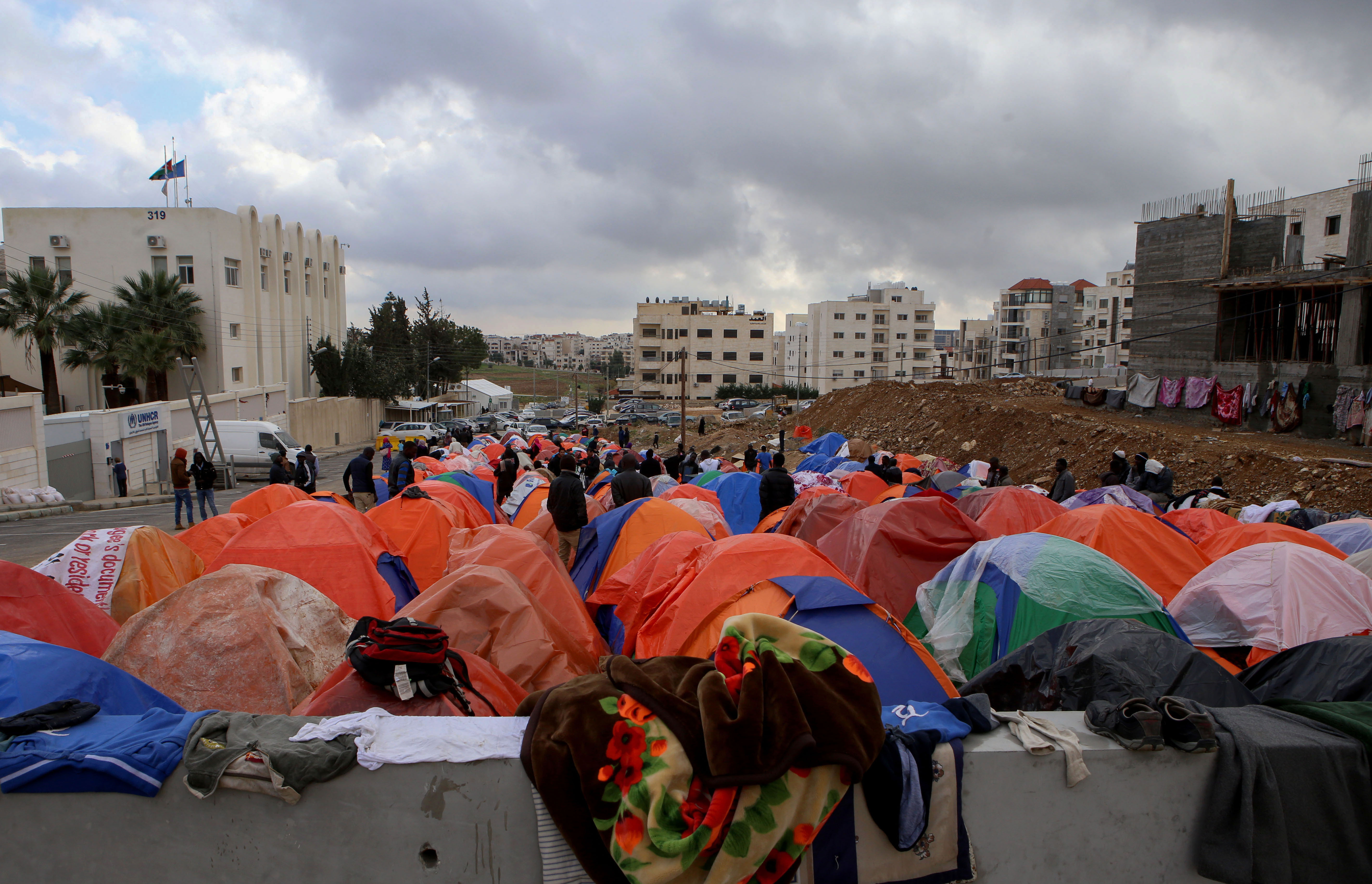 Sudanese to be deported by Jordan await fate near airport