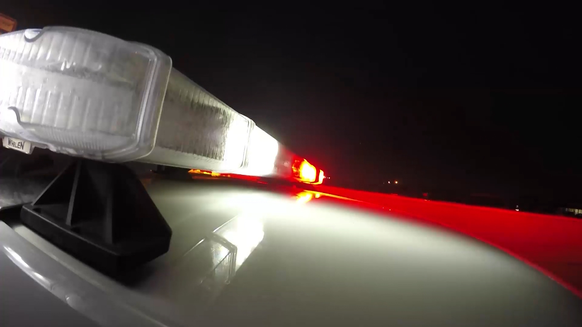 Utah Highway Patrol Lights Patrol Car