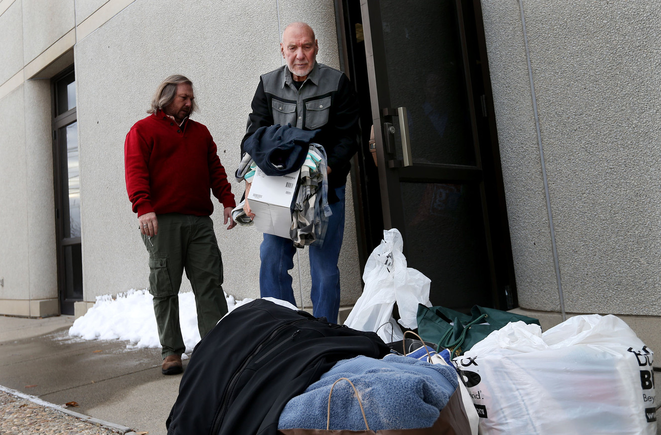 Lawyer spends night as 'homeless' in Salt Lake in advance of food, clothing drive