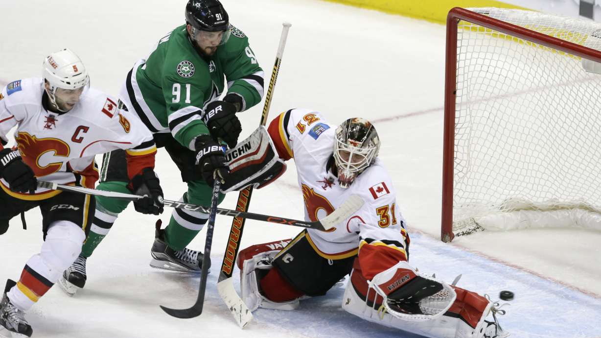 Ramo helps Flames beat Stars 3-1 for 7th straight win
