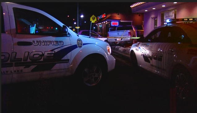 Dec. 27, 2013 traffic accident near 7200 S. State Street. Shannon Lopez was shot to death in the wreckage. (Photo: KSL-TV, file)