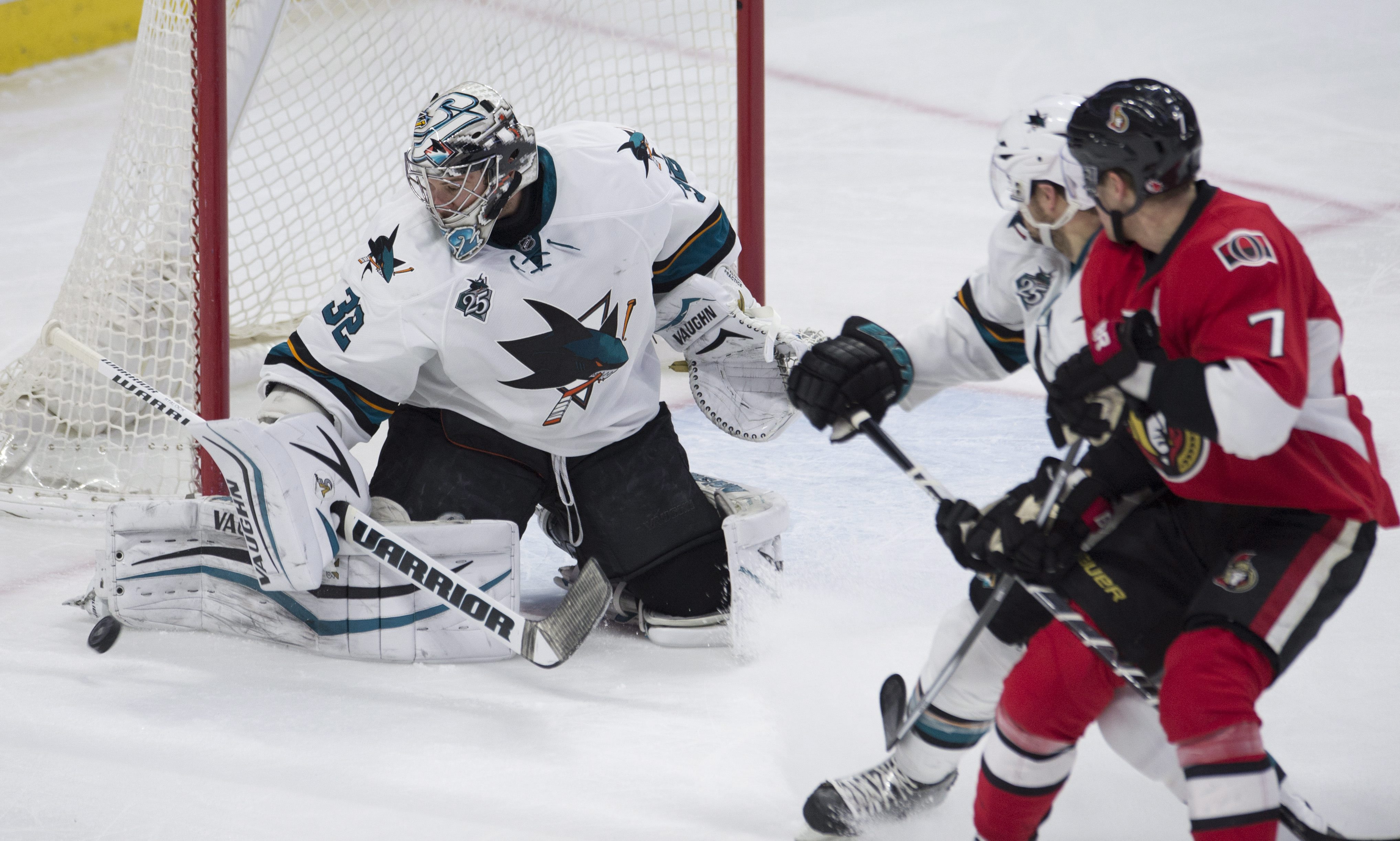 Ryan has goal, assist and Senators beat Sharks 4-2