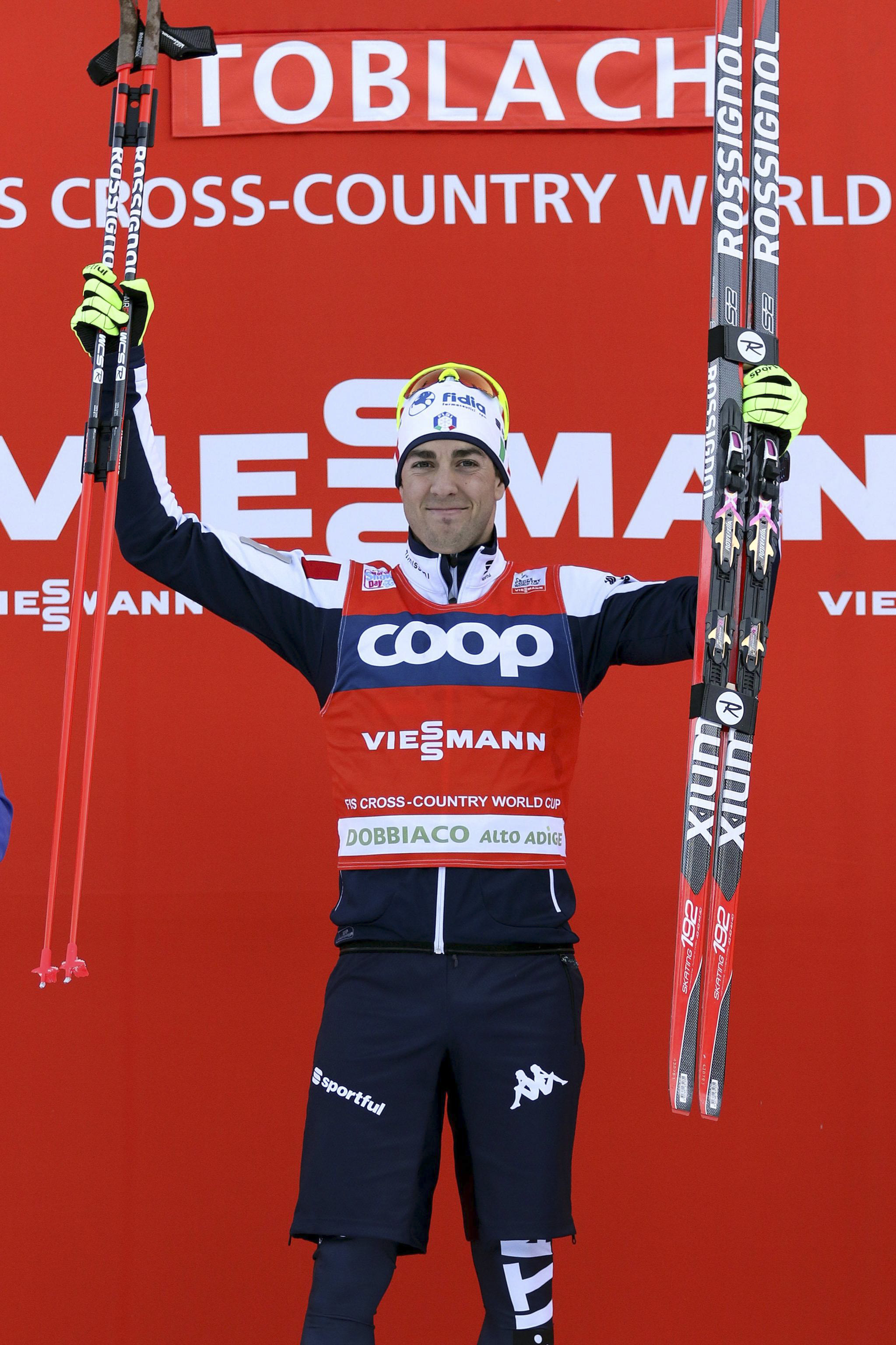 Pellegrino matches Zorzi with 5th World Cup sprint victory