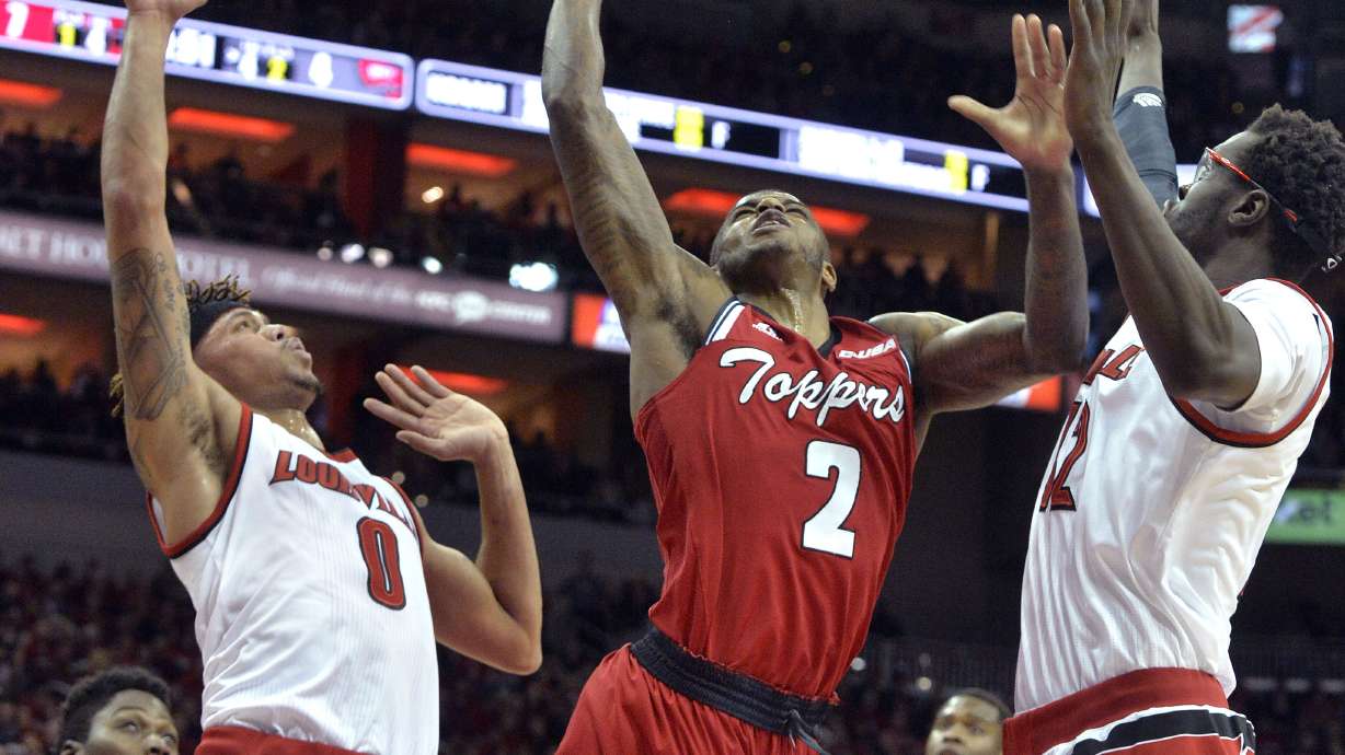 No. 19 Louisville tops Western Kentucky 78-56