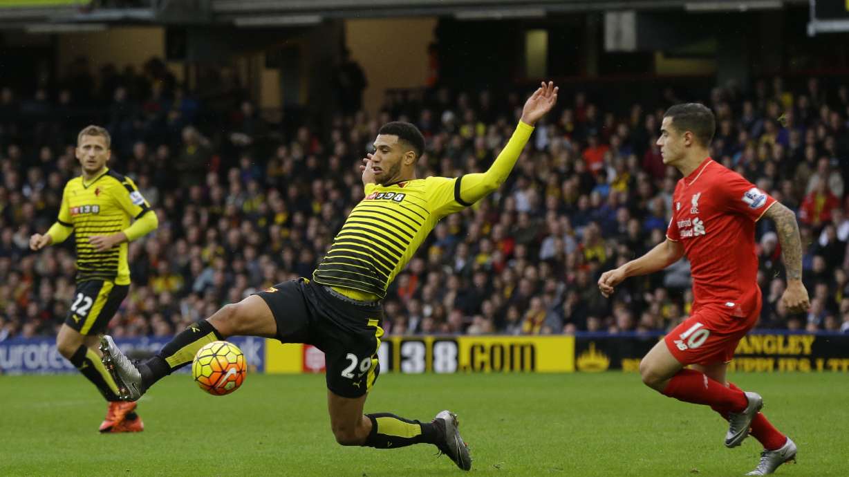 Watford surges to 3-0 win over Liverpool