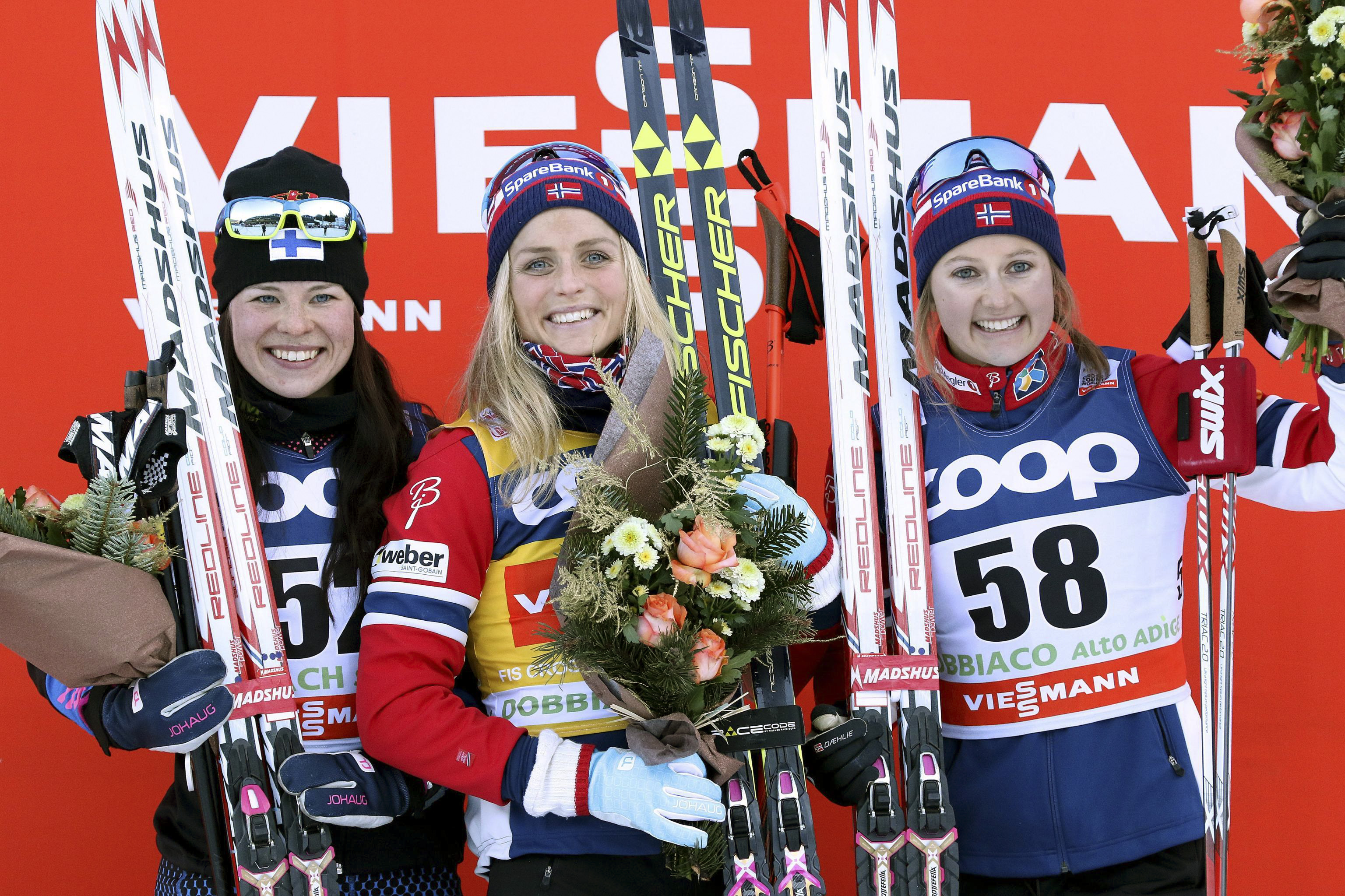 Norway's Johaug, Sundby dominate World Cup races