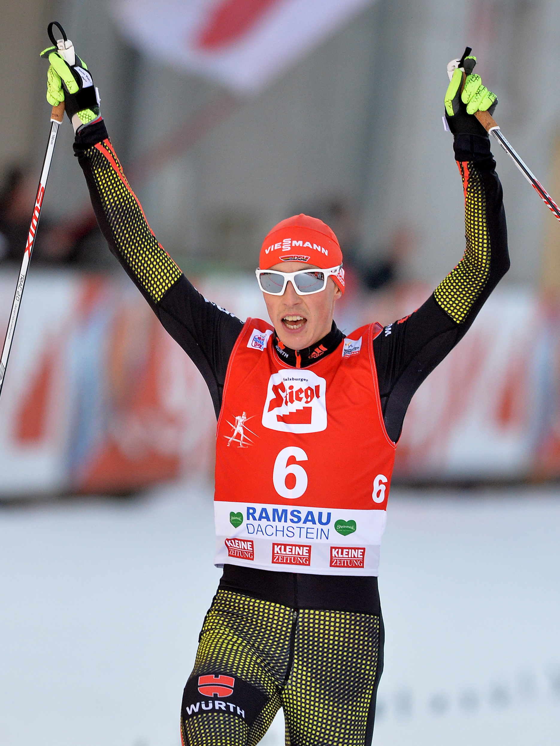 Olympic champion Eric Frenzel wins Nordic combined event