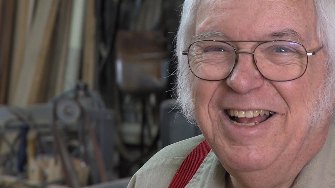 Bruce laughs about his family's tradition of mutton chops. (Photo: Ray Boone, KSL-TV)