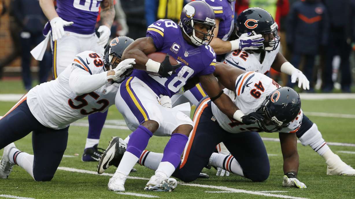 Vikings not worried about Peterson's left ankle