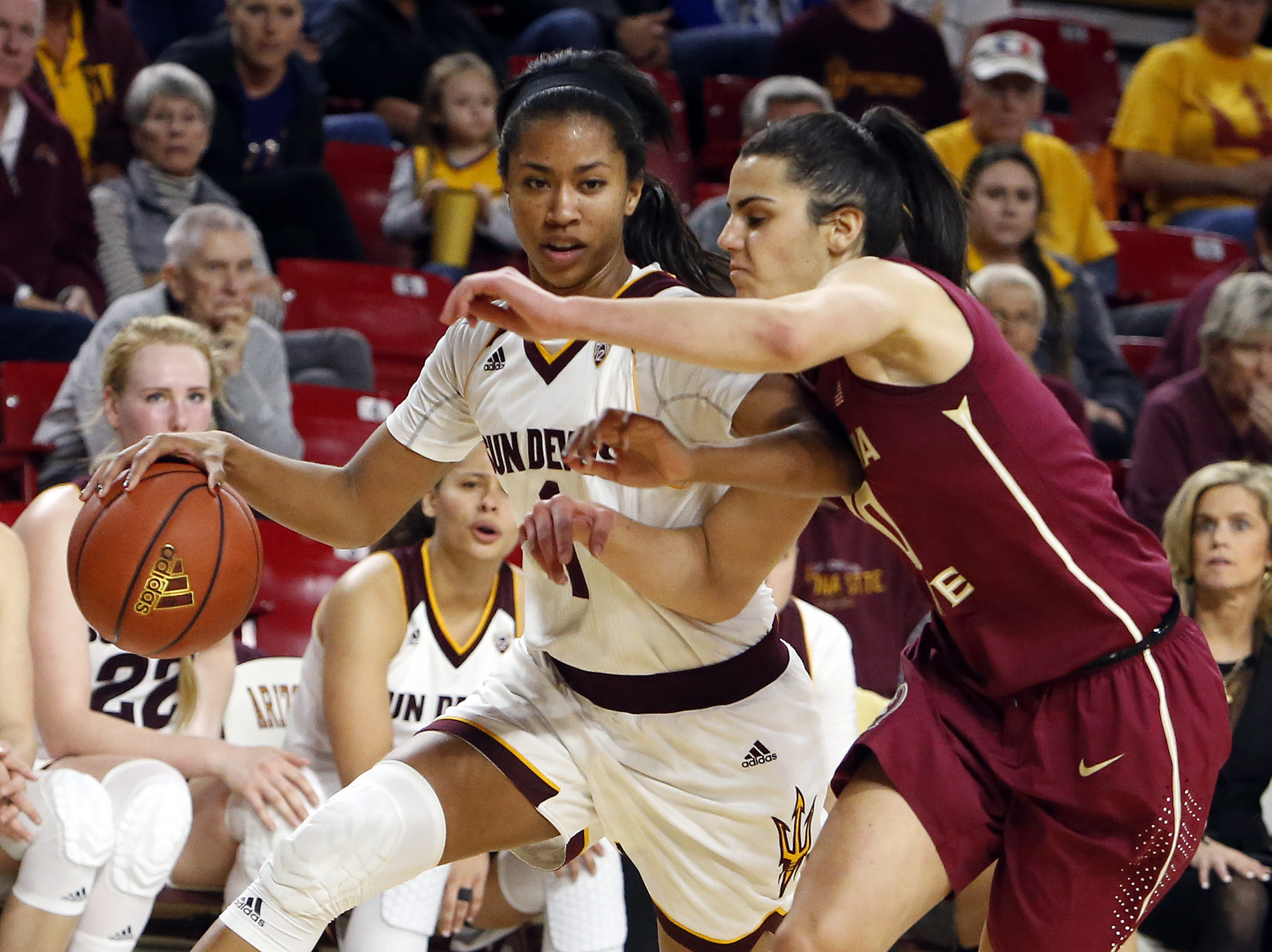 No. 22 Arizona State women top No. 10 Florida State 68-56