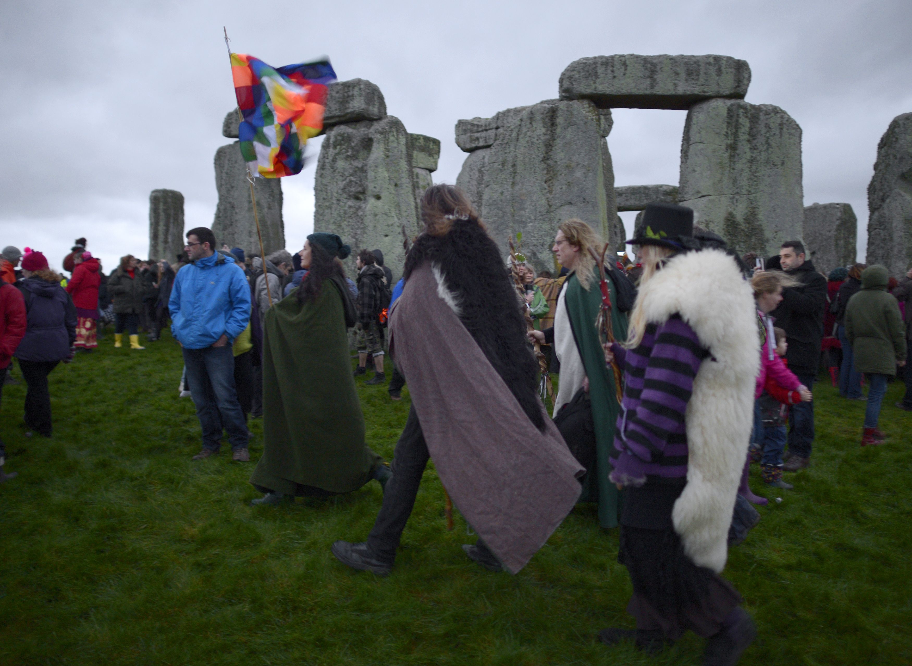 Thousands descend on Stonehenge to mark Winter Solstice