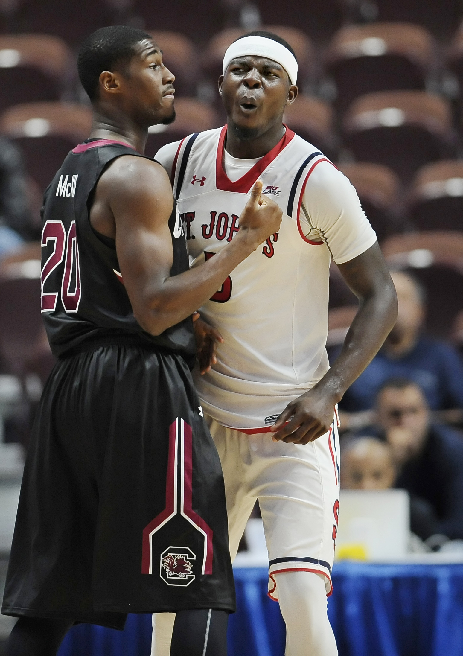 Notice helps No. 25 South Carolina beat St. John's 75-61