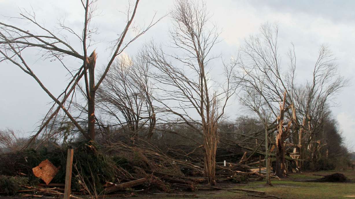 The Latest, South storms: 3 more deaths confirmed; 14 total