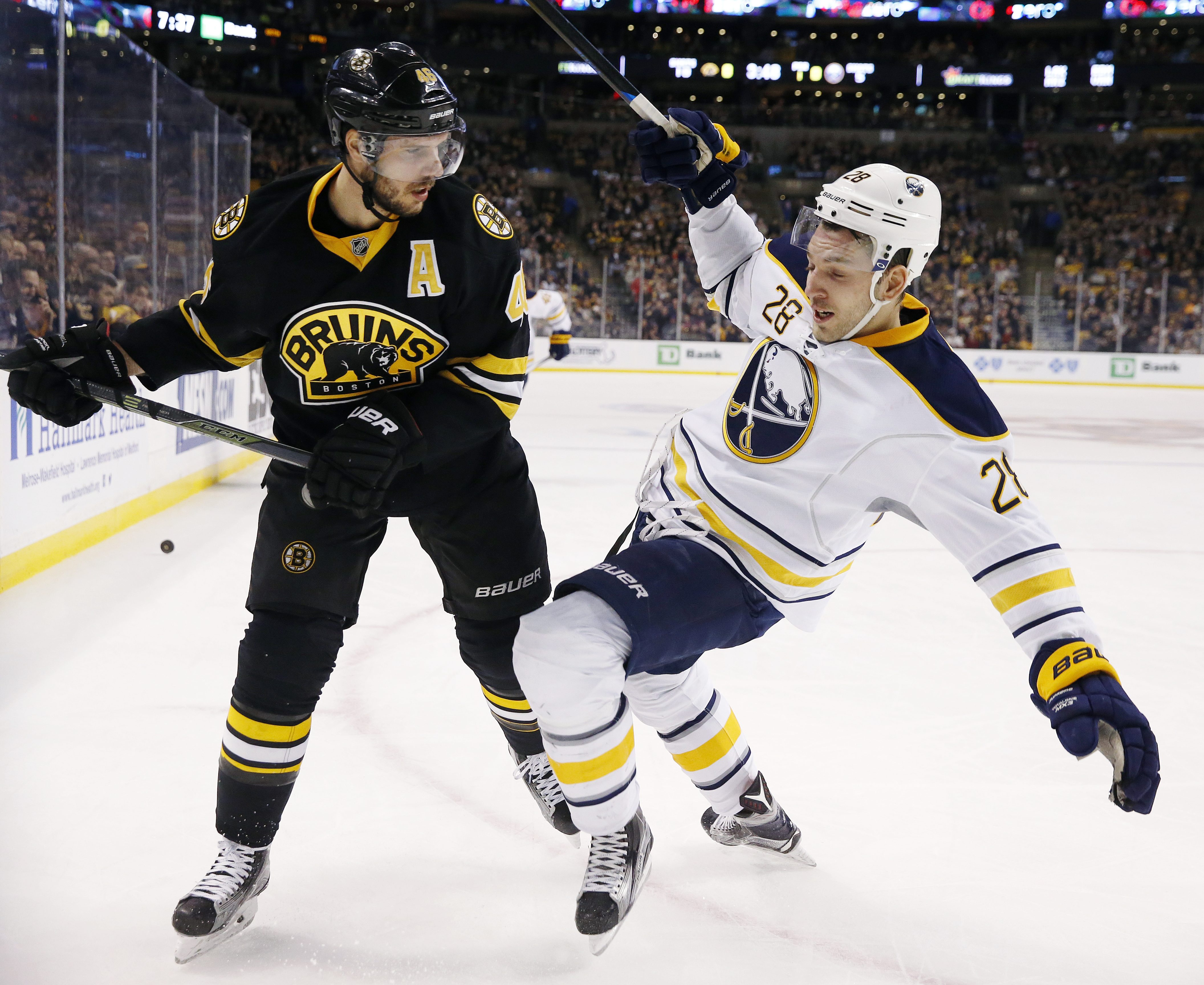 Eichel shines in return to Boston; Sabres rally for 6-3 win