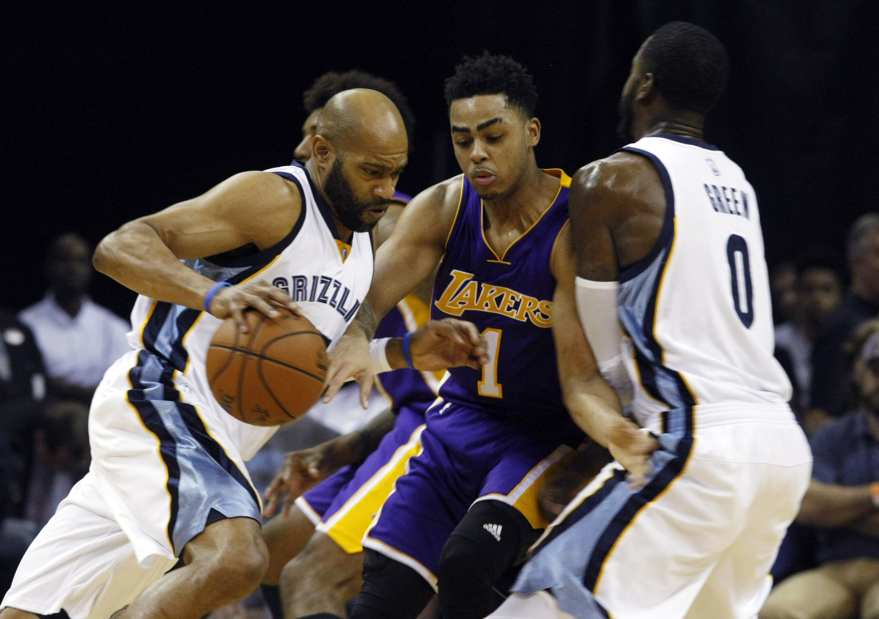 Conley, Green lead Grizzlies past Lakers, 112-96