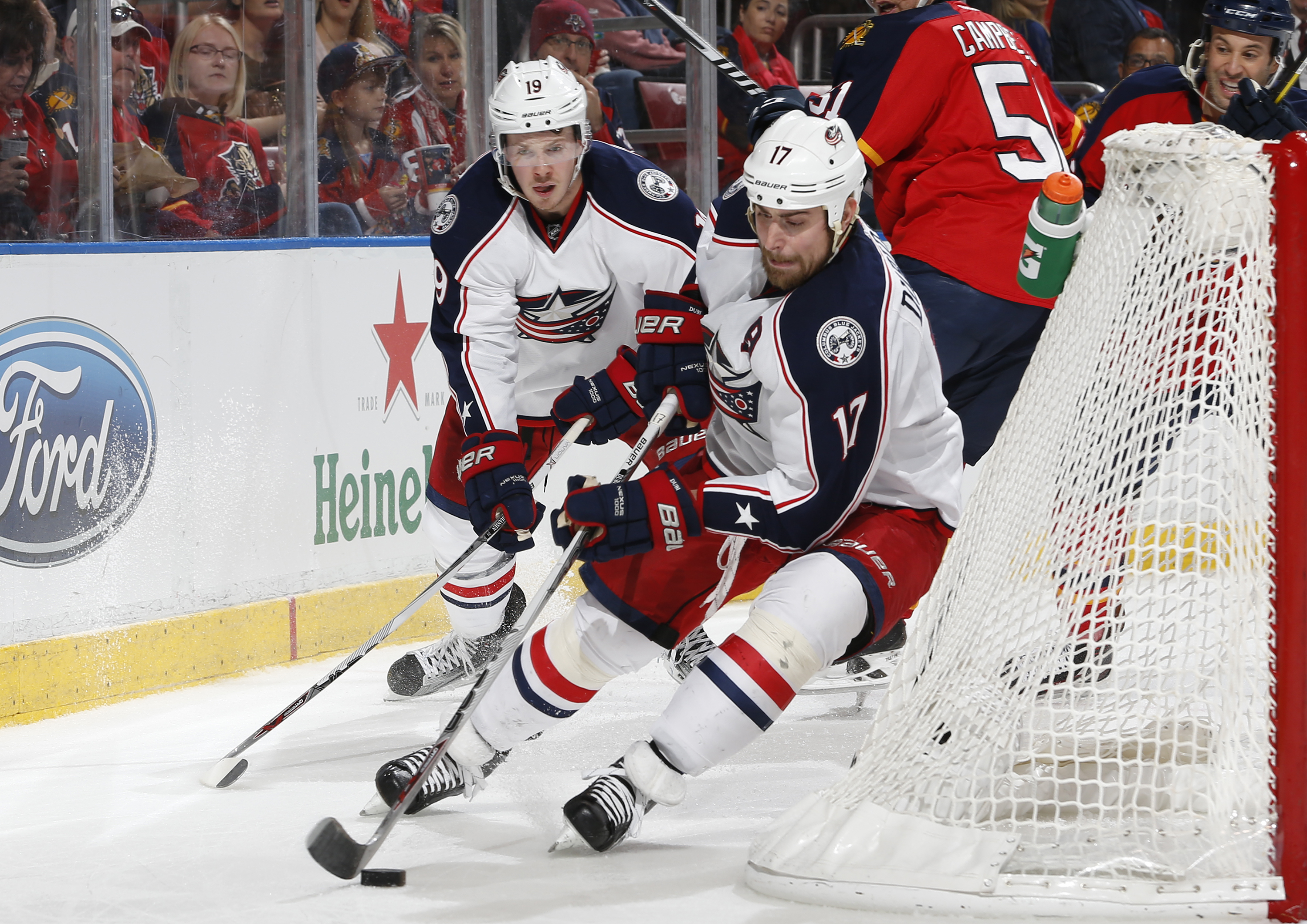 Barkov scores twice to lead Florida to win over Blue Jackets