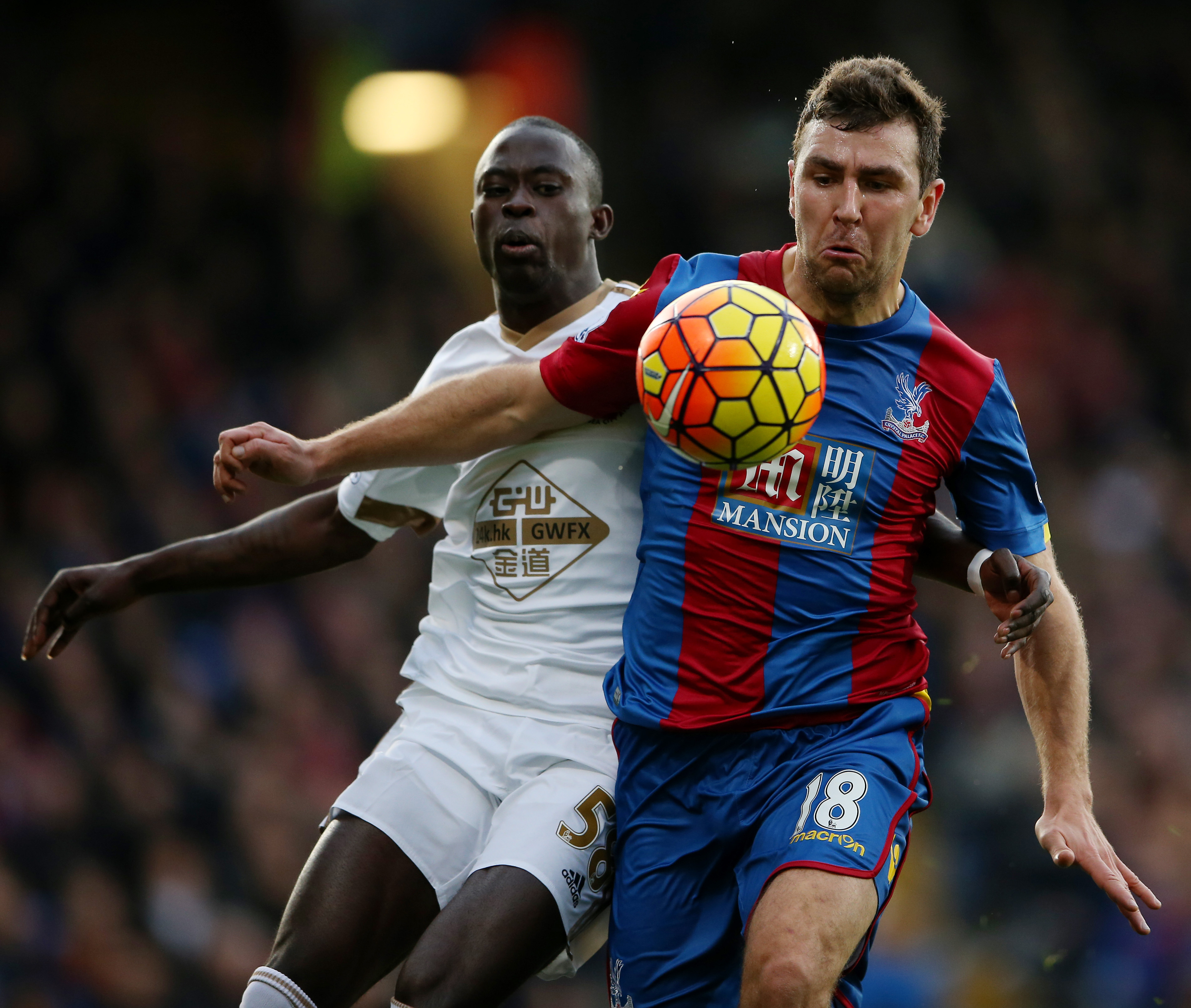 Crystal Palace draws 0-0 with Swansea in the Premier League