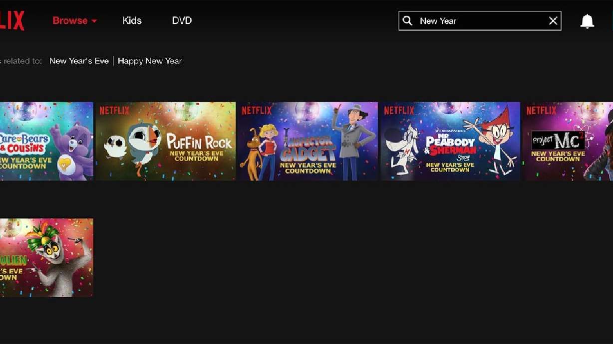 Netflix expands kids' shows for early New Year countdowns