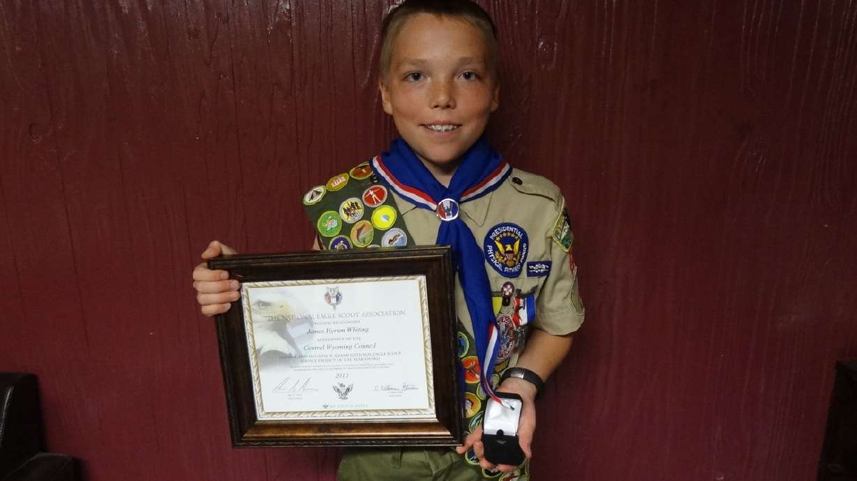 Wyoming Eagle Scout earns all merit badges