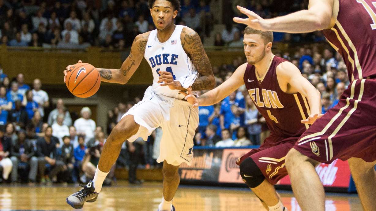 No. 15 Duke scores 70 in 1st half of 105-66 rout of Elon
