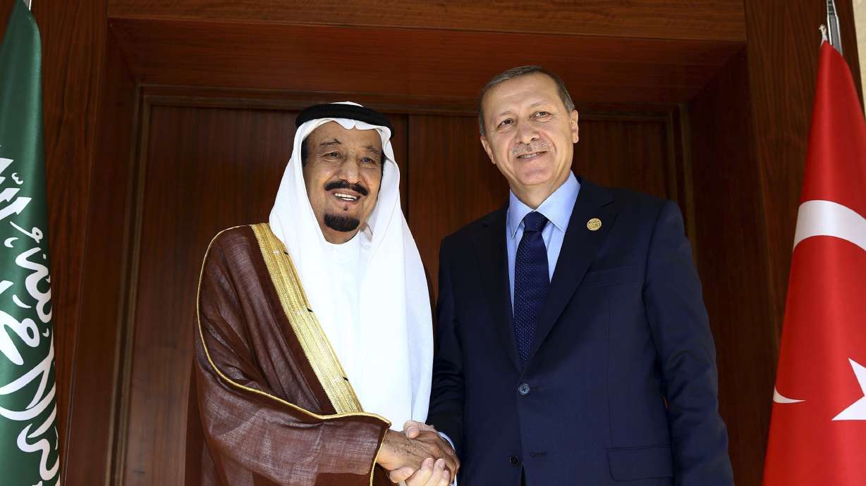 Turkey's Erdogan meets king in Saudi Arabia for Syria talks