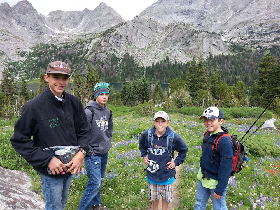 James Whiting working on his backpacking merit badge. (Photo: James Whiting)