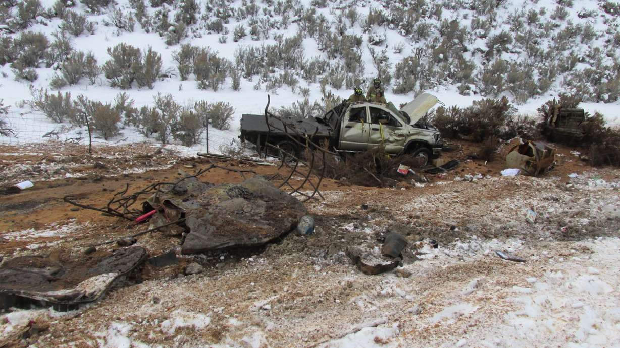 Man ejected, killed in I-84 rollover