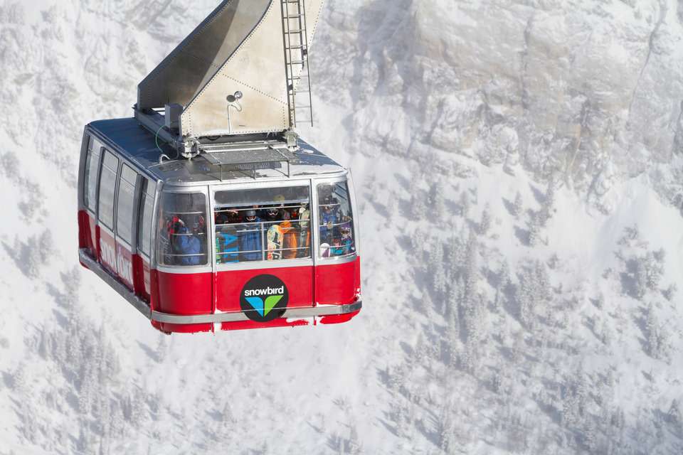 Snowbird's iconic aerial tram. Photo credit: Matt Crawley