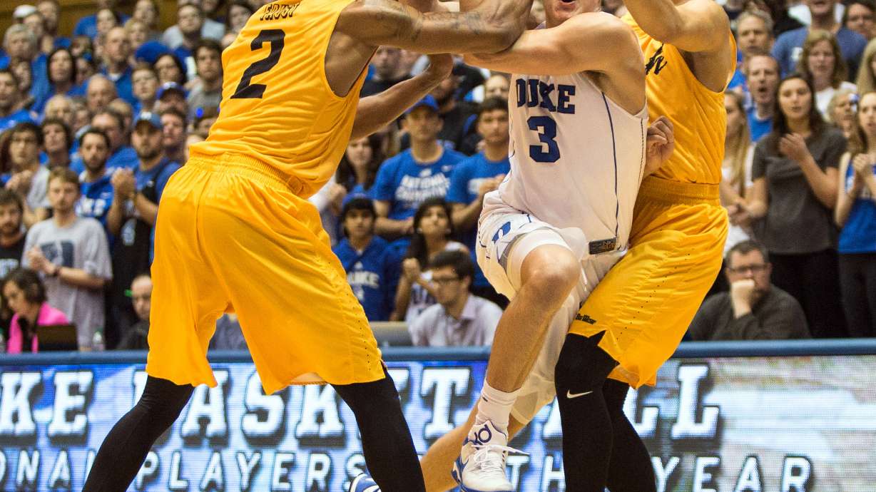 Allen scores career-best 33, No. 15 Duke beats 49ers 103-81