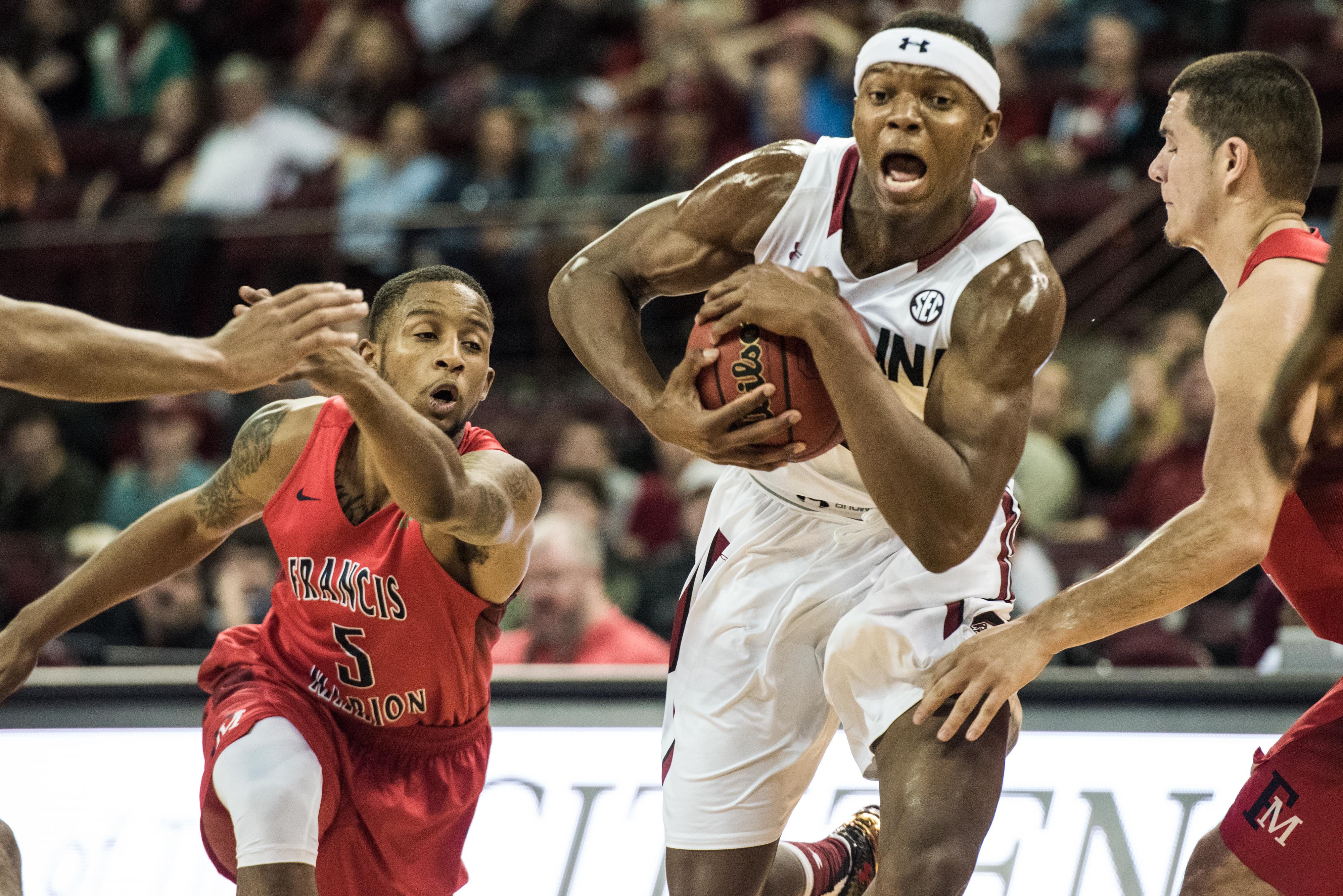No. 24 South Carolina beats Francis Marion 78-56