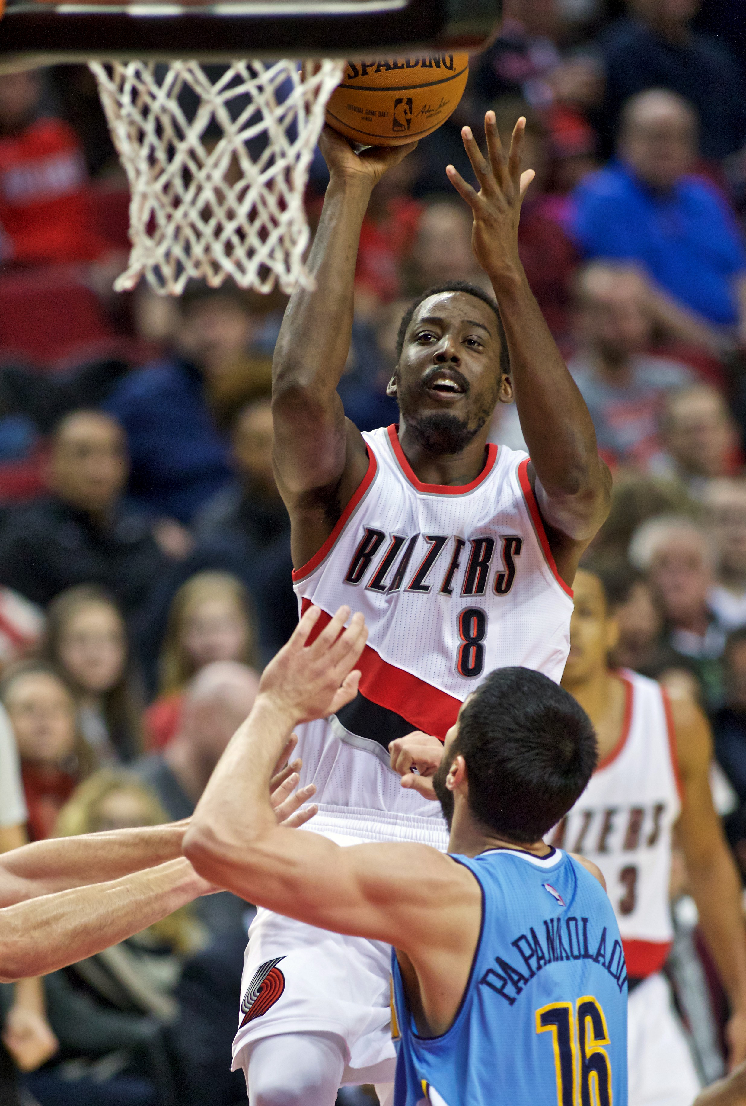 McCollum helps Trail Blazers knock off Nuggets 110-103