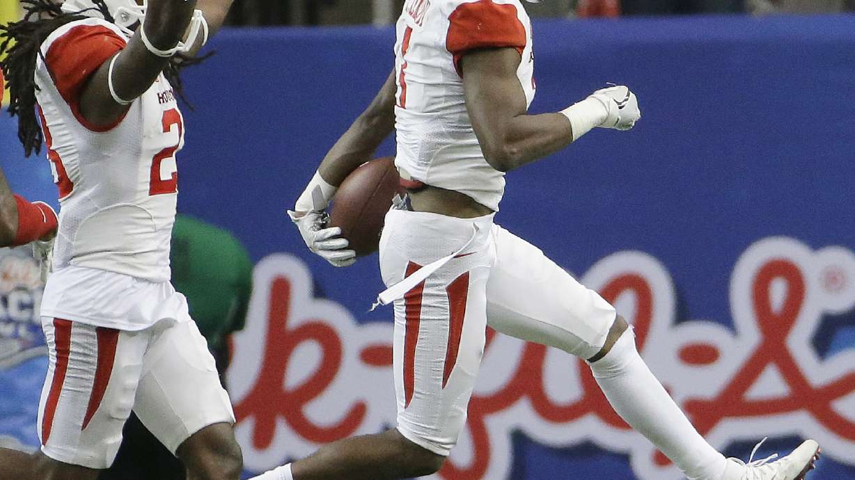 Ward powers Houston past Florida State 38-24 in Peach Bowl