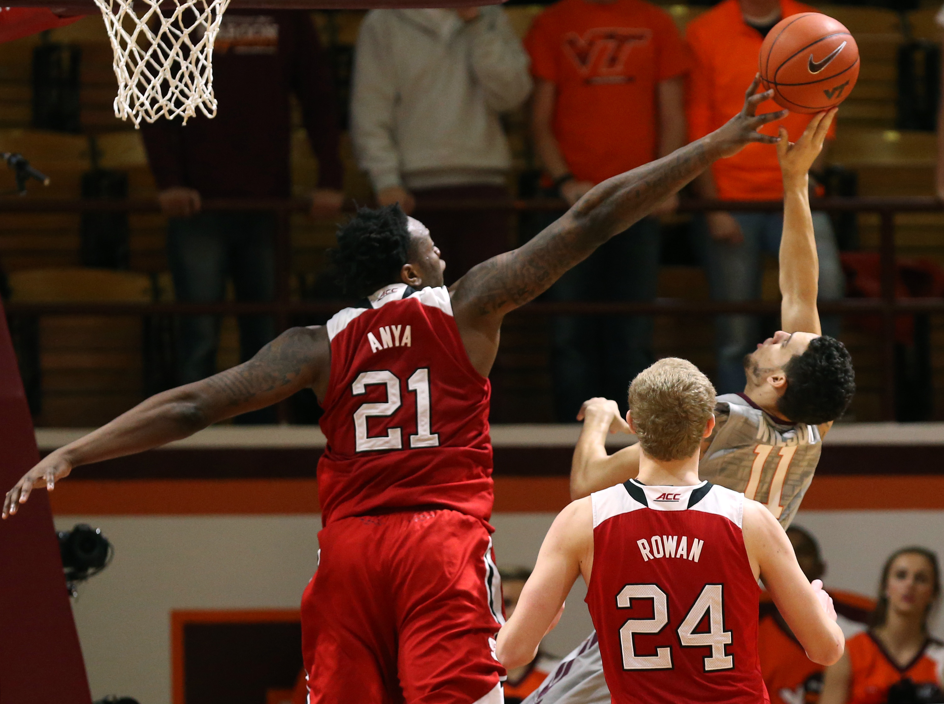Virginia Tech beats NC State 73-68 in overtime