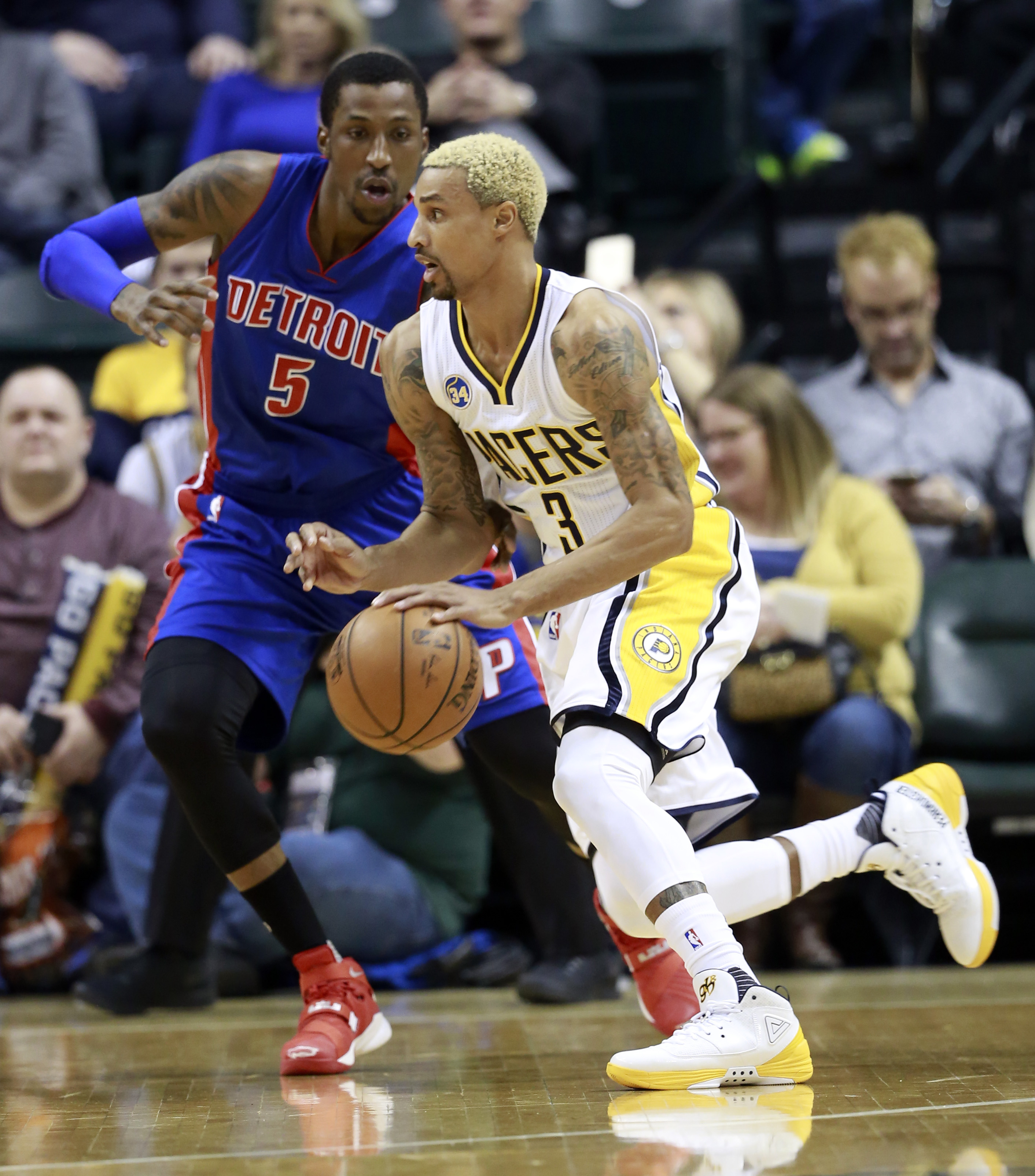 George scores 32 to lead Pacers to a 94-82 win over Pistons