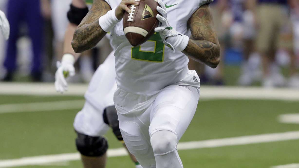No. 11 TCU roars back to beat No. 15 Oregon 47-41 in 3OT
