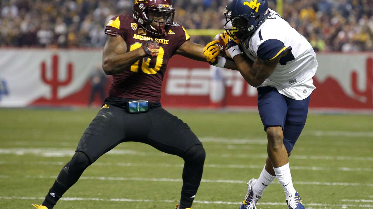 West Virginia beats Arizona State 43-42 in Cactus Bowl