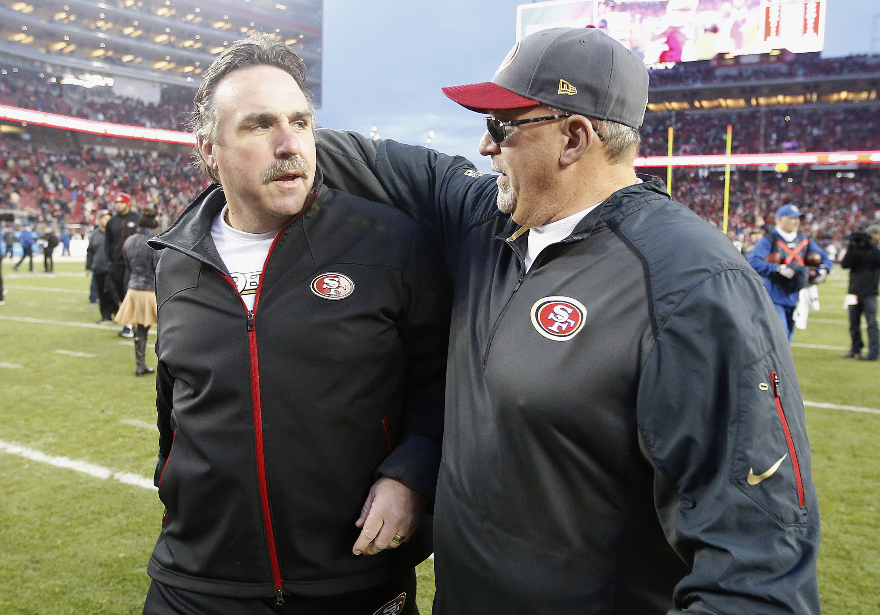 49ers fire first-year coach Jim Tomsula after losing year