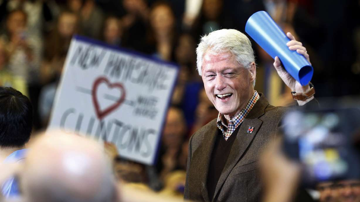 Bill Clinton kicks off tour for wife's presidential campaign