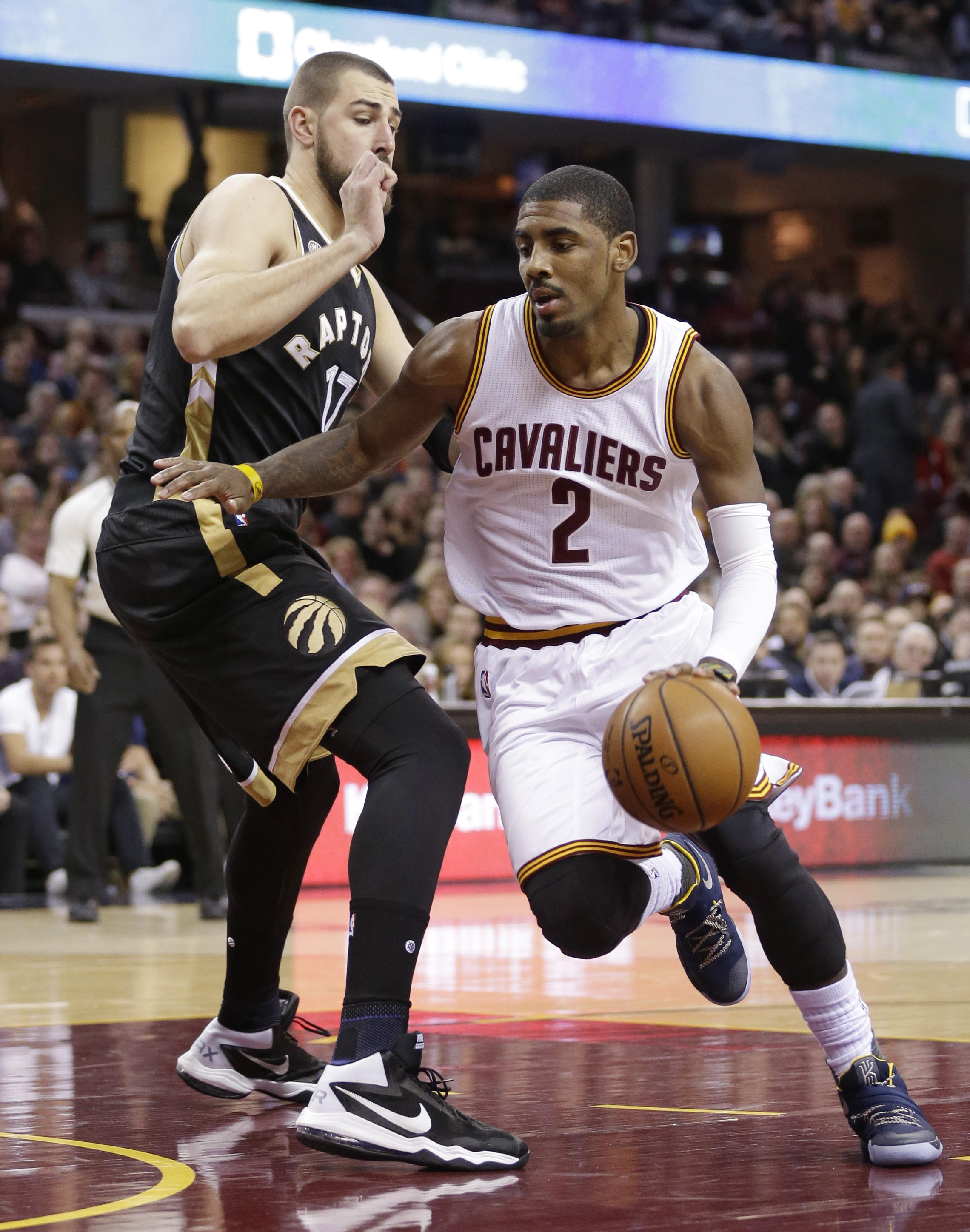 Irving scores season-high 25, Cavaliers beat Raptors 122-100
