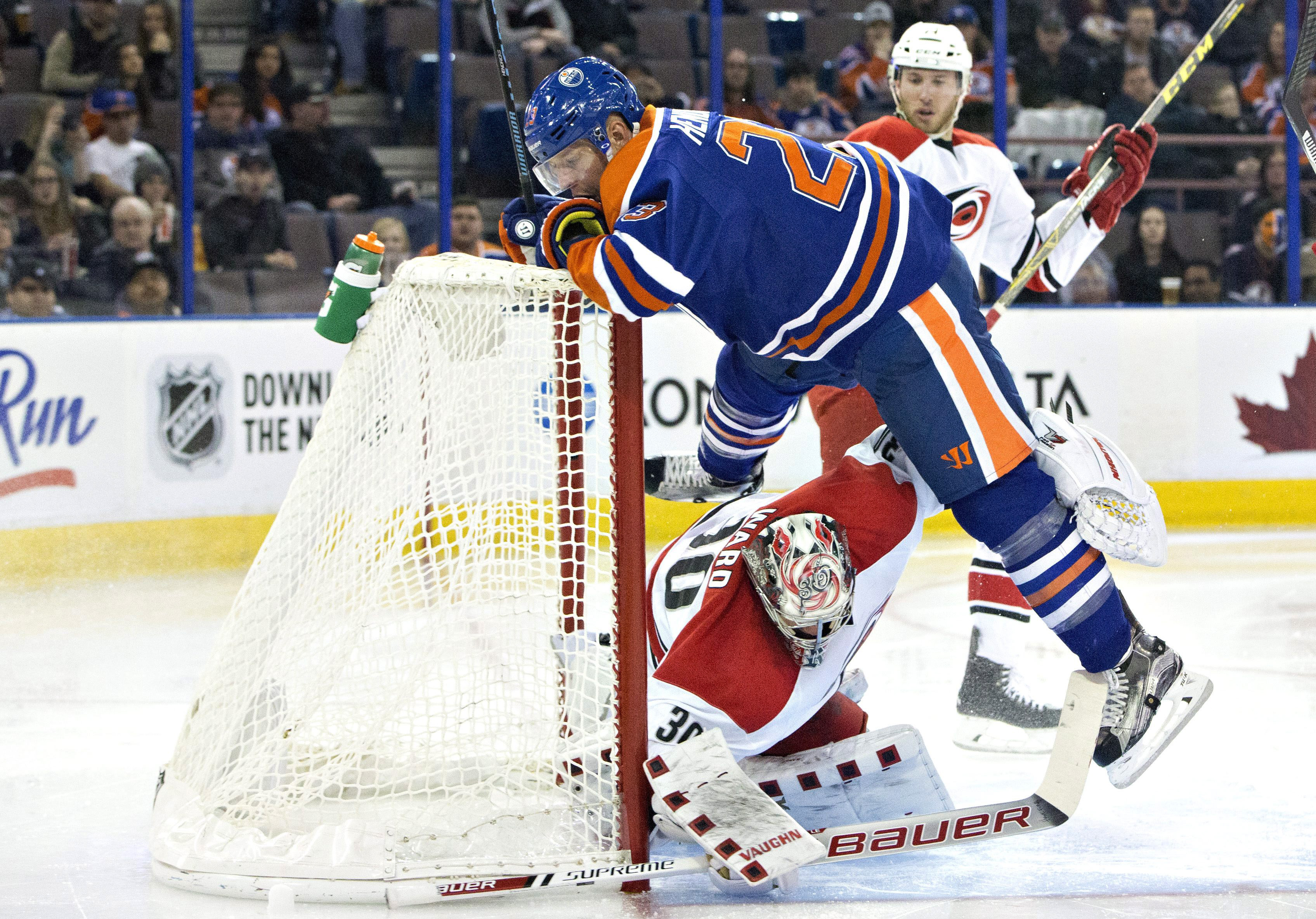 Sekera, Talbot lead Oilers past Hurricanes in OT