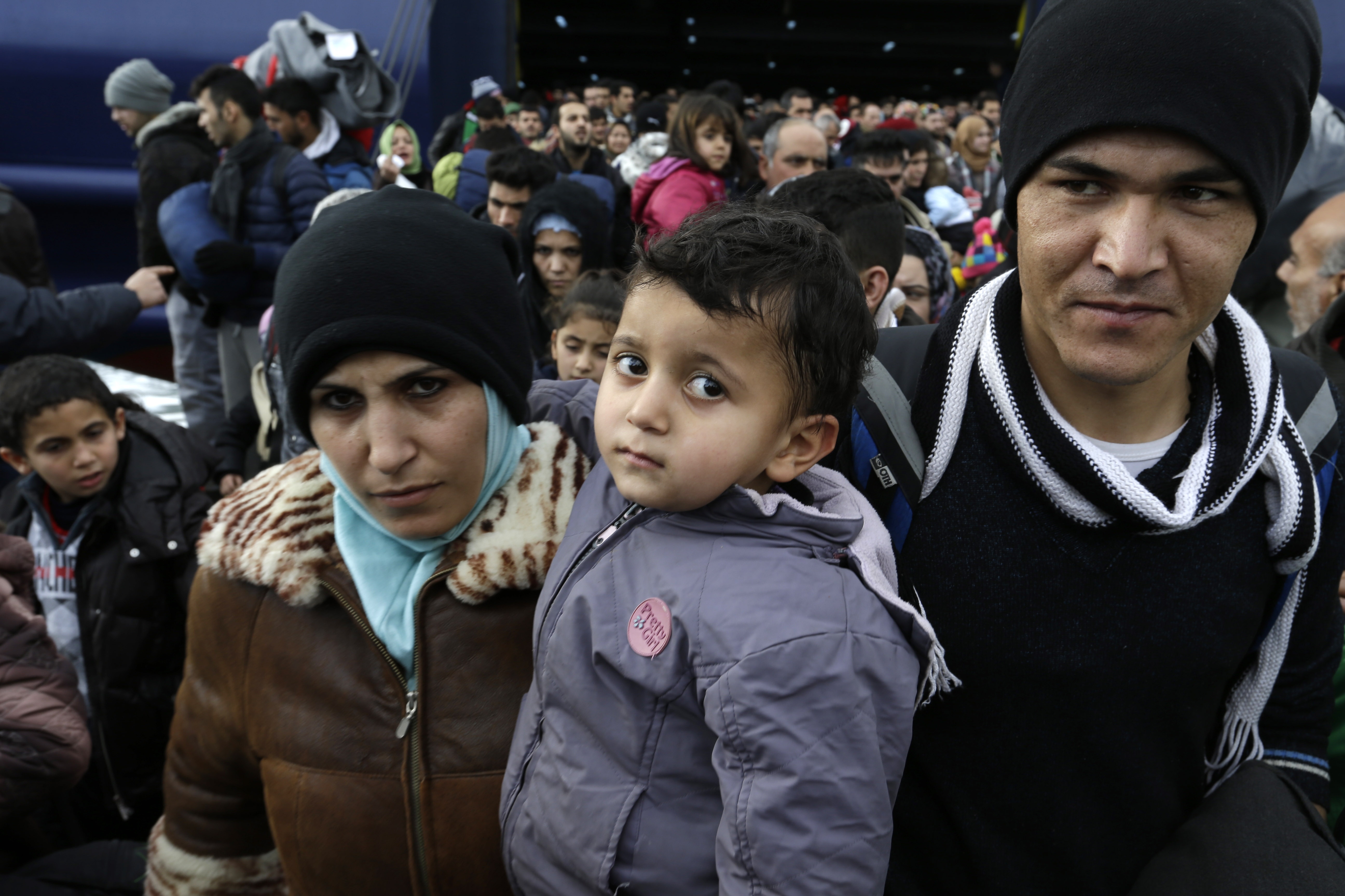 The Latest: Redgrave appeals for help for Greece on migrants