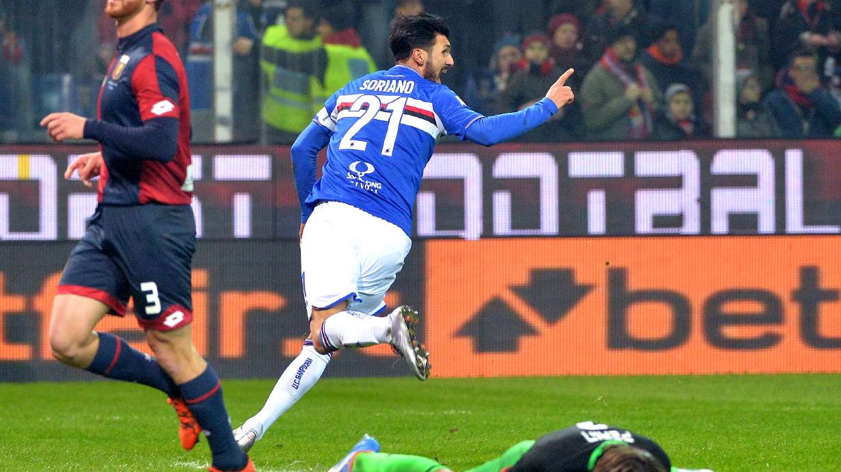Cassano inspires Sampdoria to 3-2 win over Genoa in derby