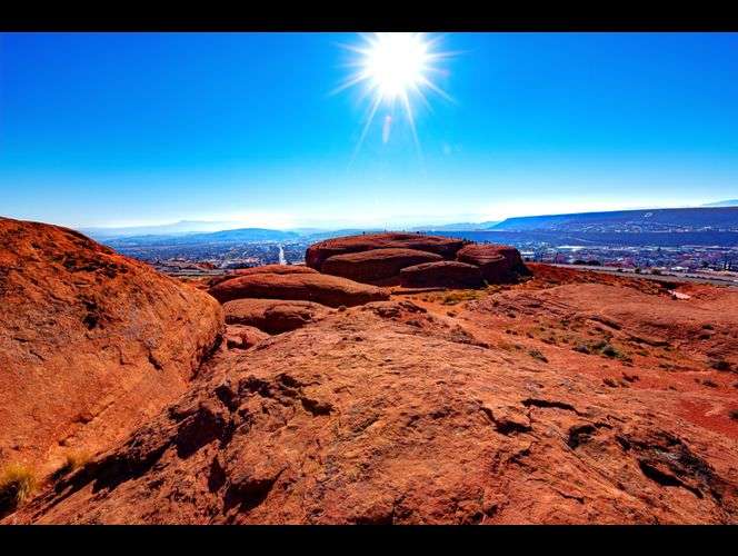 Sunny St. George on New Year's Day 2016. - Photo Submitted by Cole Gleave