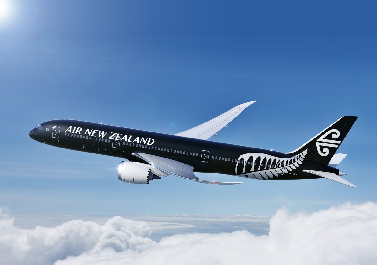 Boeing handed over the first 787-9 Dreamliner to Air New Zealand on July 8, 2014. The debut aircraft was painted in a special edition livery, featuring the New Zealand fern on the back end of the fuselage. Flights will initially take place between Auckland and Perth starting October 2014, and extend to Tokyo and Shanghai a month later. (Courtesy Air New Zealand, Courtesy Air New Zealand)