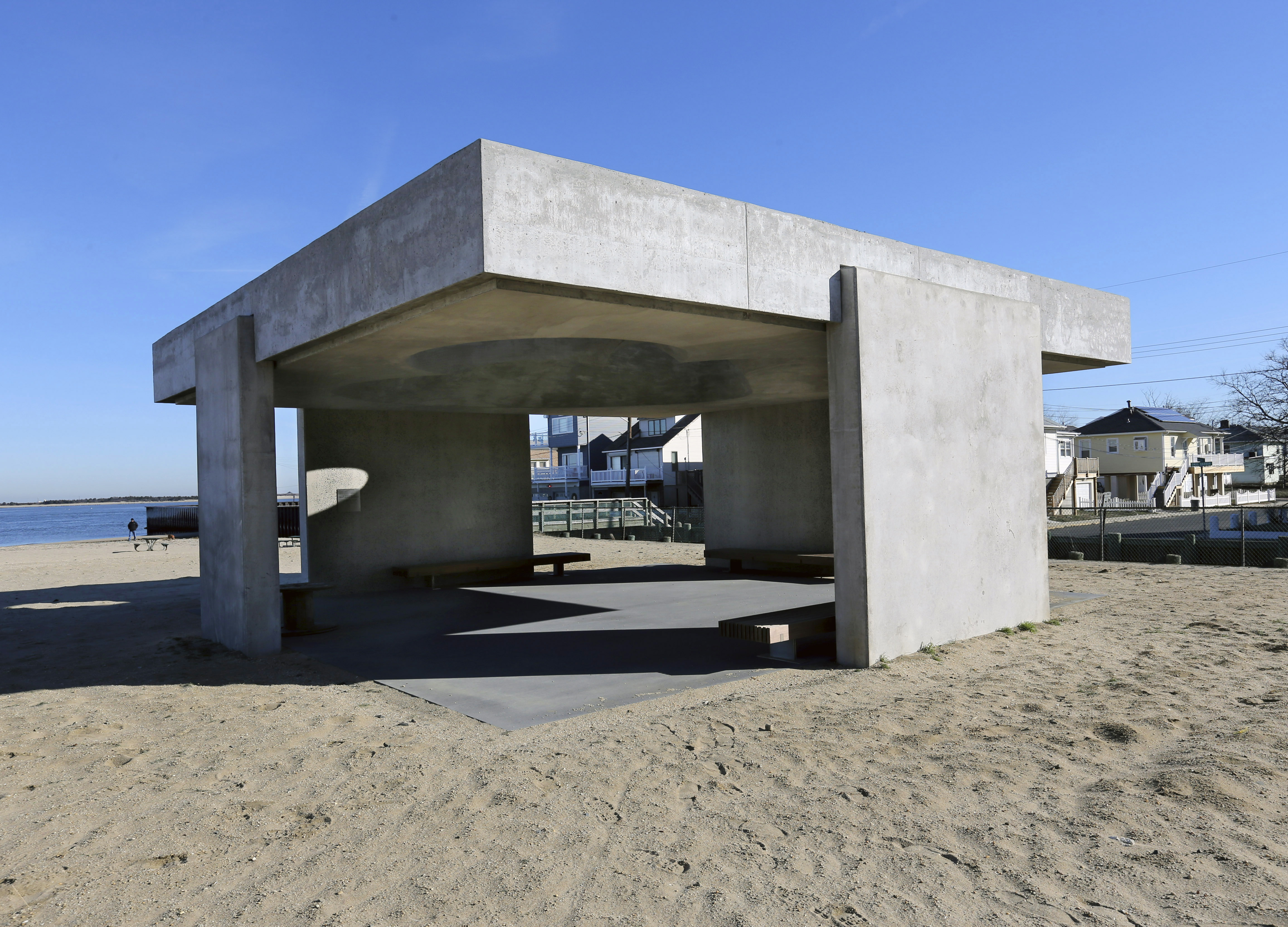 Town seeks to remove Superstorm Sandy monument from beach